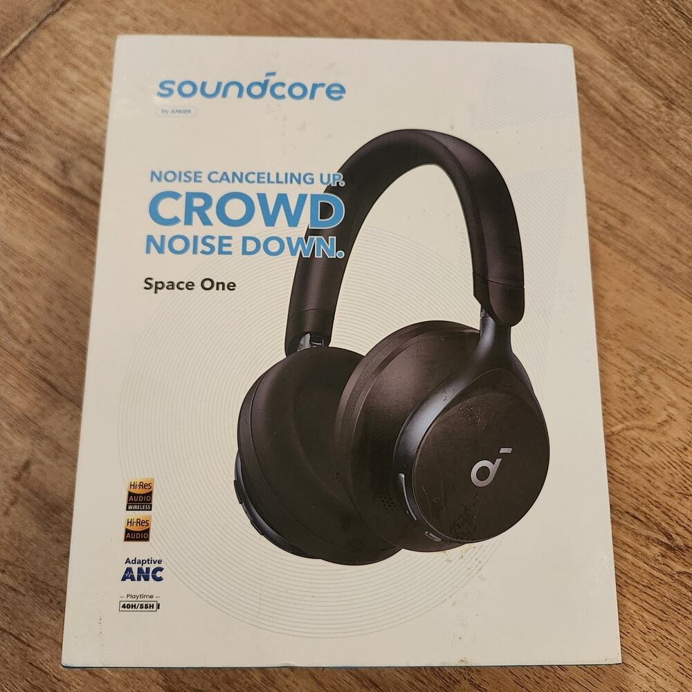 Soundcore Space One Wireless Headphones 2X Stronger Voice Reduction 40H ANC Play